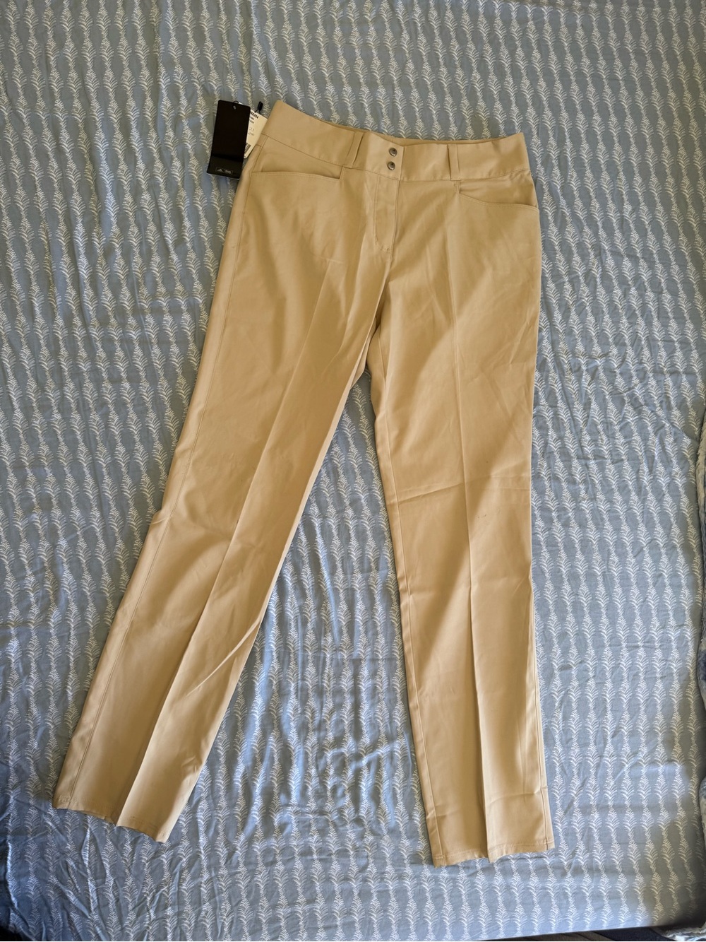 Adidas Women’s Beige Straight-Leg Golf Dress Pants New NWT